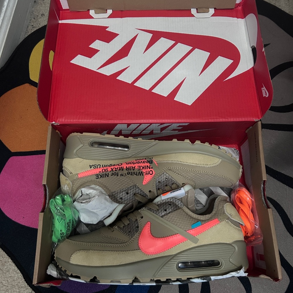 Nike “Off White” Air Max 90 Desert Tan